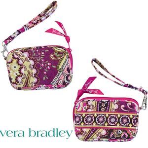 Pocket Size Wristlet Vera Bradley Wristlet Very Berry Paisley